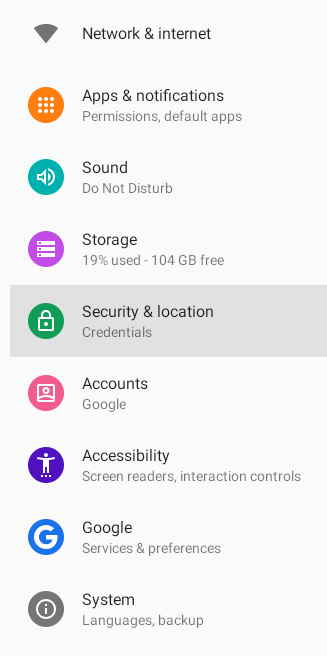 ChromeOS <strong>Network &amp; Internet</strong> screen